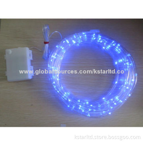 3m 3 * AA Battery-powered LED Mini Rope Light with 60 LED, for Indoor and Outdoor Use